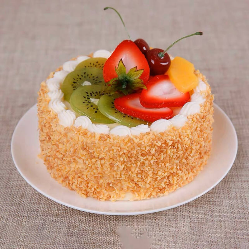 6" Fake Fruit Cheese Cake