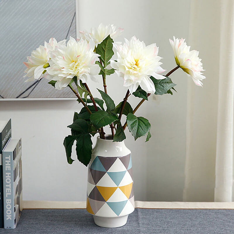 20" Fake Silk Milan Dahlia Flower