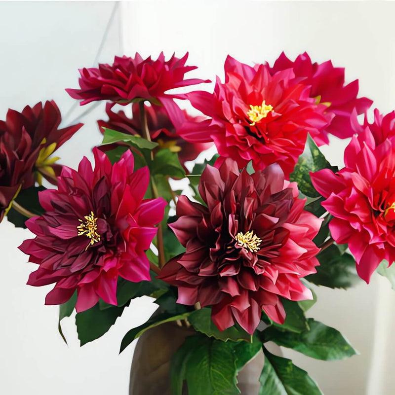 20" Fake Silk Milan Dahlia Flower
