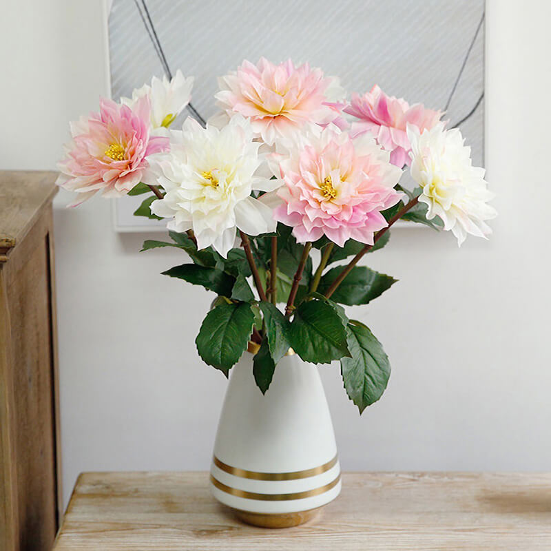 20" Fake Silk Milan Dahlia Flower