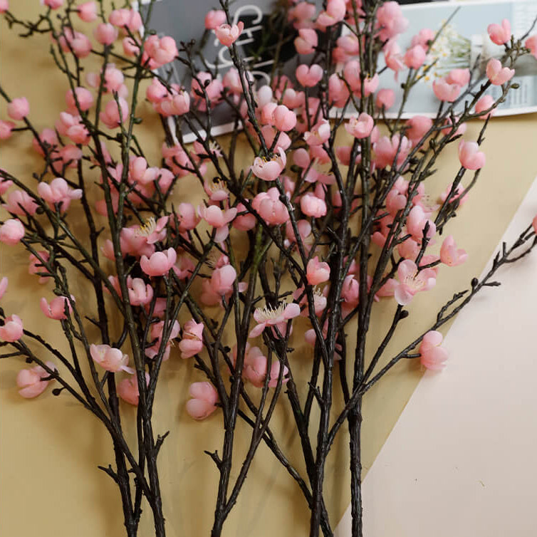 Fake Plum Blossom Spray Set of 6