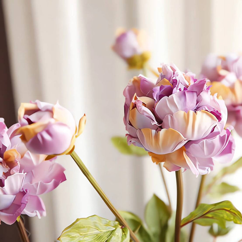 Autumn Silk Peony Artificial Flower