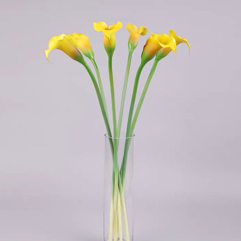 Faux Large Calla Lily Set of 6