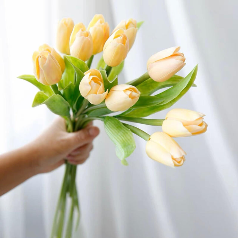 Natural Touch Tulips Stems (Set of 12)