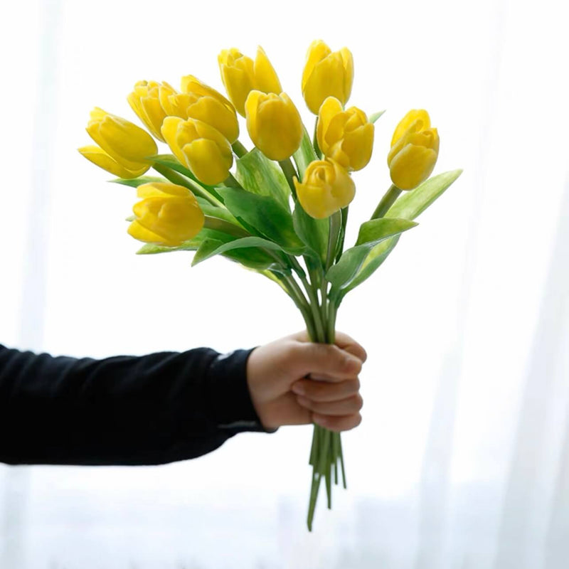 Natural Touch Tulips Stems (Set of 12)