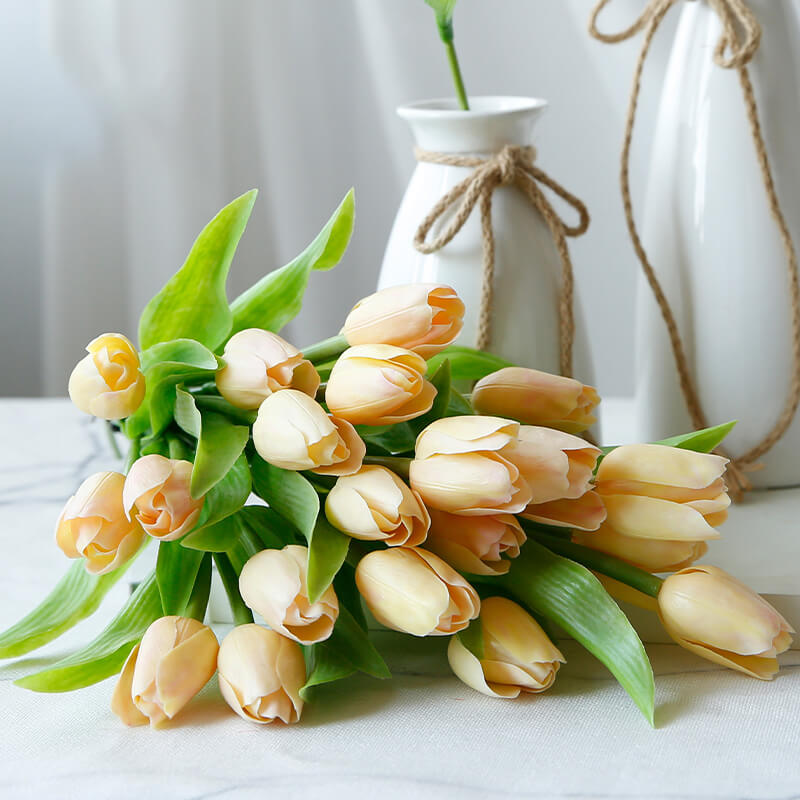 Natural Touch Tulips Stems (Set of 12)