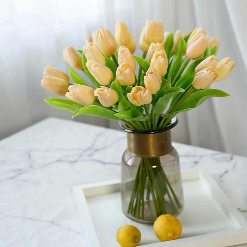 Natural Touch Tulips Stems (Set of 12)