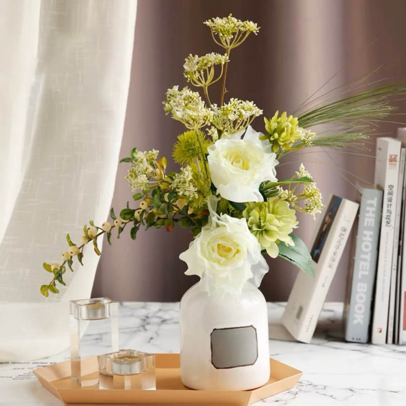 Pale Green Fake Bouquet