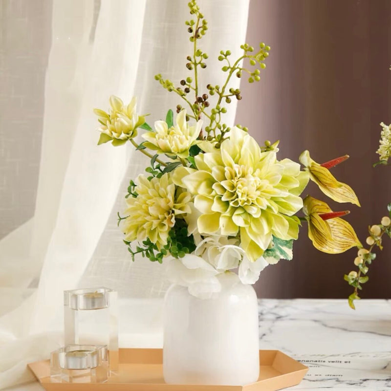 Grass Green Fake Bouquet