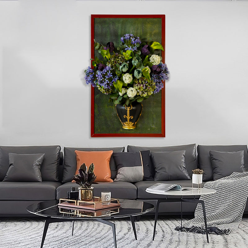 Hand Painted Art - Quiet Garden