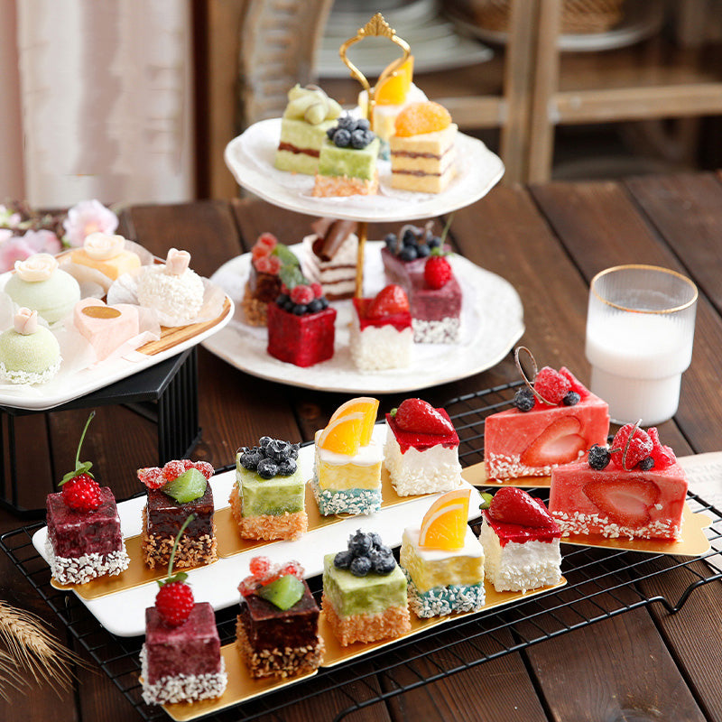 Fake Petits Four Cake Set