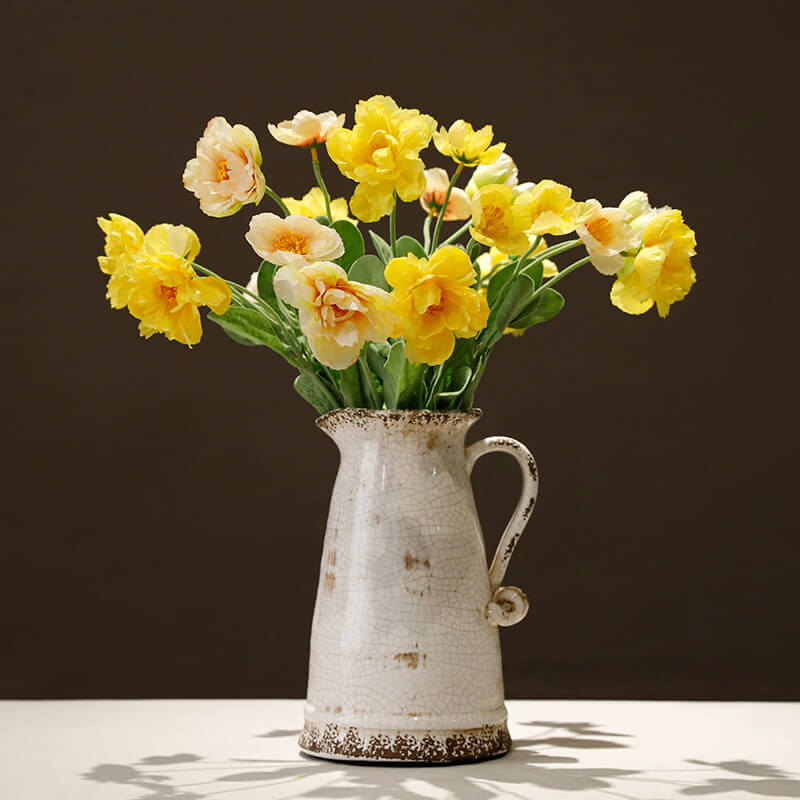 Fake Rosemary Flowers Set of 6