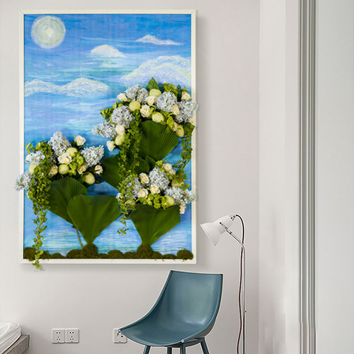Hand Painted Art - City in the Sky