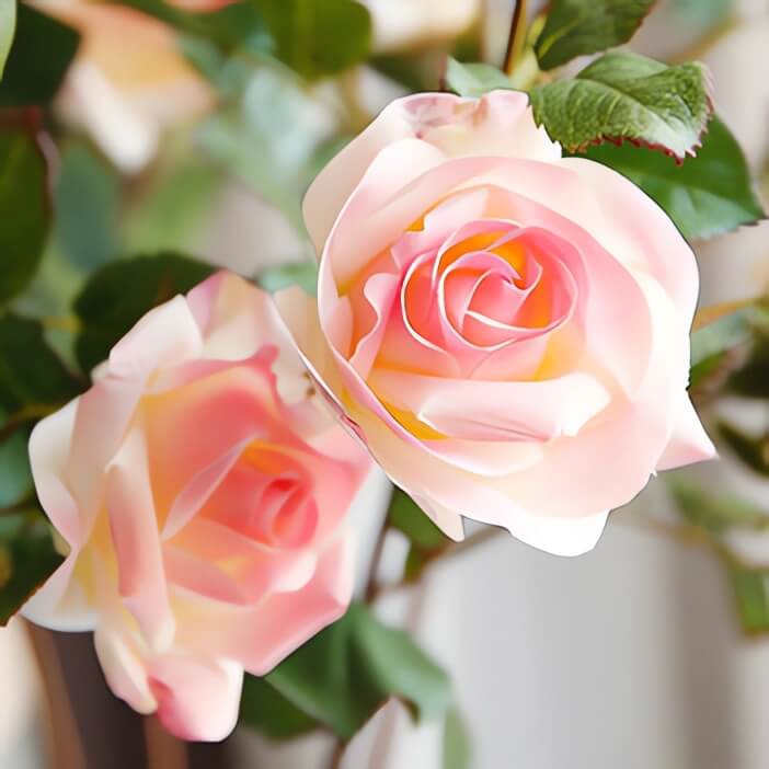 30" Real Touch Rose Bush