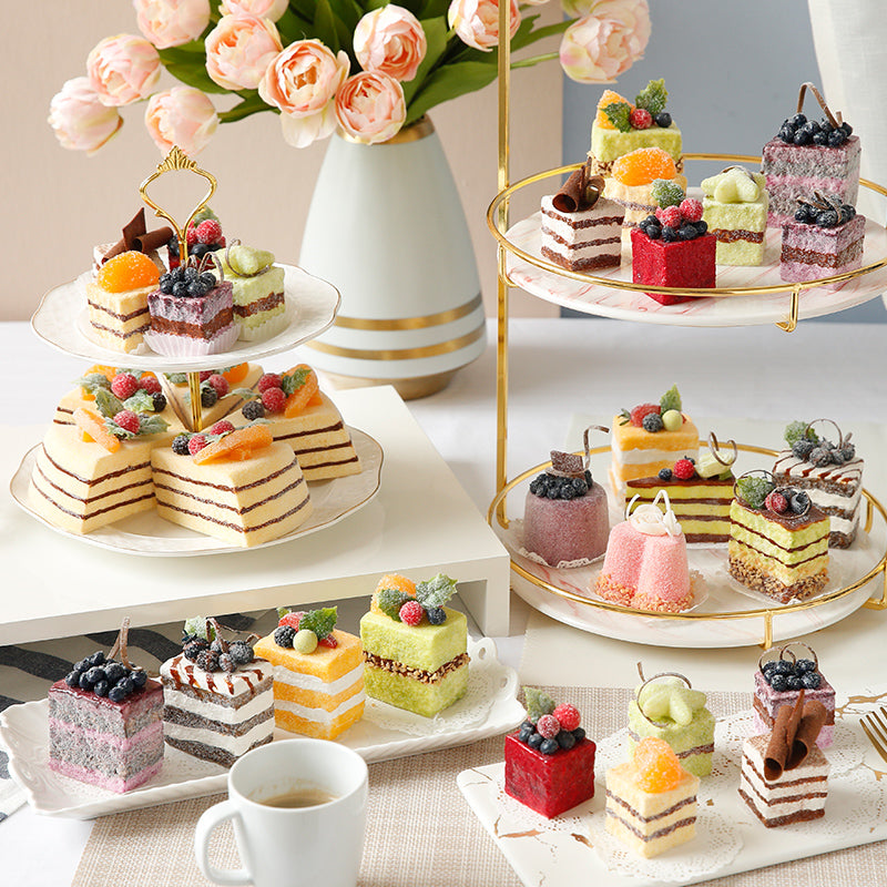 Fake Petits Four Cake Set