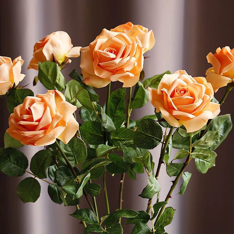 30" Nearly Natural Silk Rose