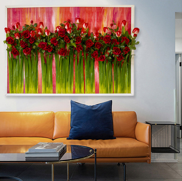 Hand Painted Art - The Promise of Romance