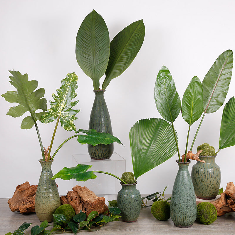 Fake Philodendron Tropical Branch