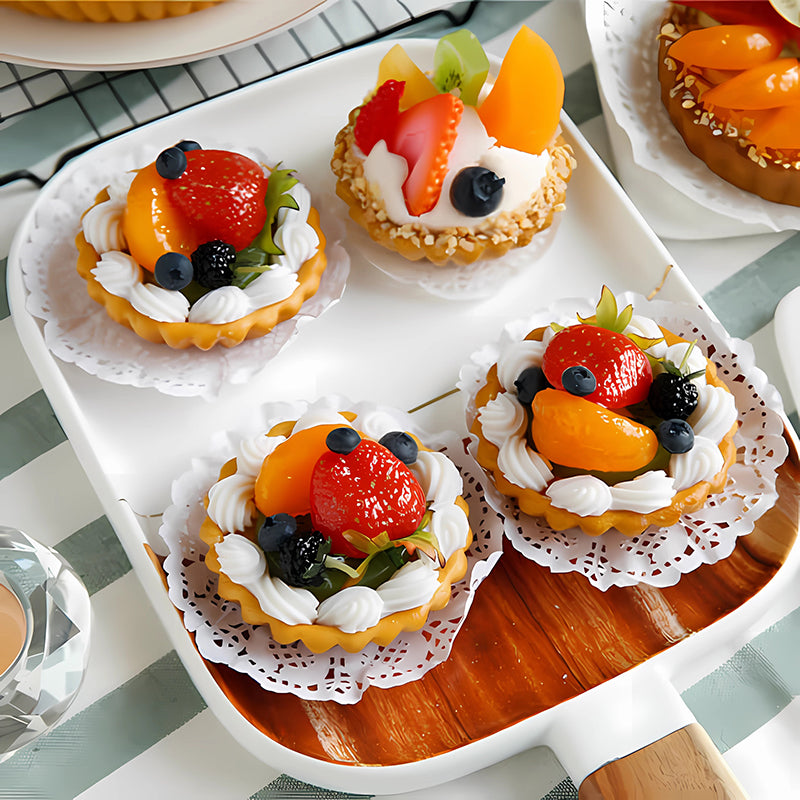 3" Fake Cream Fruit Tart