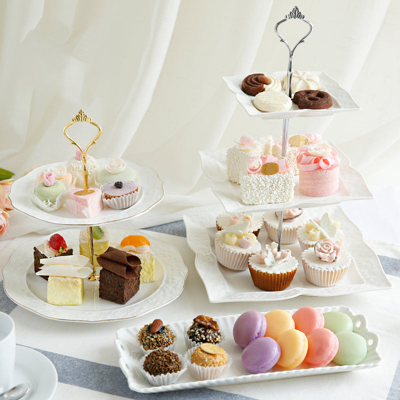 2.5" Romantic Flower Cupcake Set